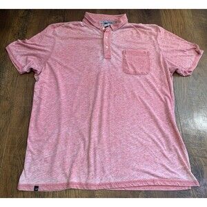 JOHNNIE-O THE LOCAL POLO SHIRT IN MALIBU RED SZ XL Extra Large